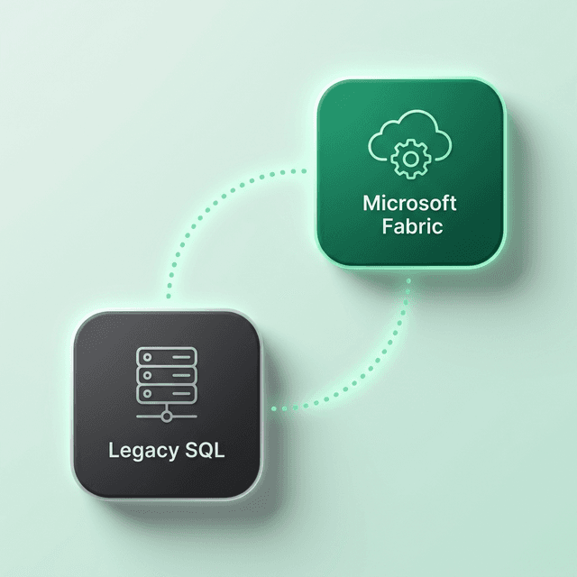 Legacy SQL to Microsoft Fabric Data Modernization