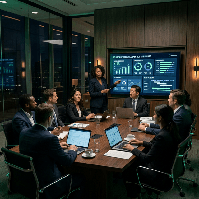 Executive Team Discussing Data Strategy